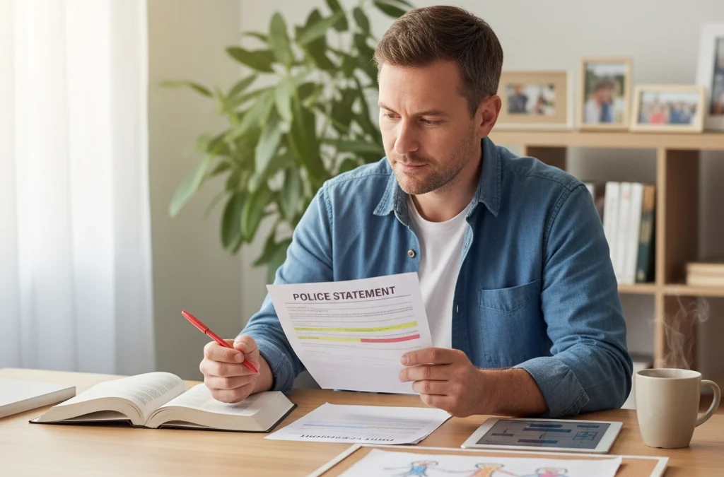 Spotting and Correcting Errors in Police Statements for Family Court