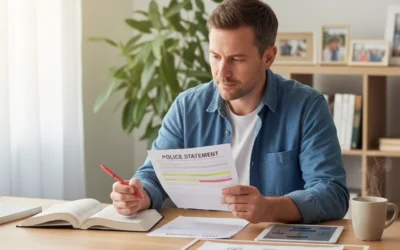 Spotting and Correcting Errors in Police Statements for Family Court