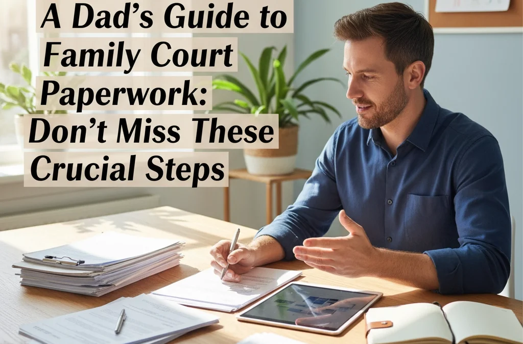 A Dad's Guide to Family Court Paperwork: Don't Miss These Crucial Steps