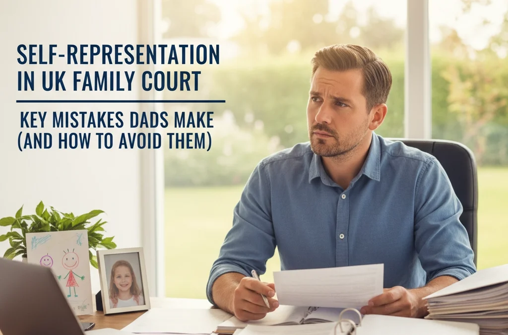 Self-Representation in UK Family Court: Key Mistakes Dads Make (and How to Avoid Them)